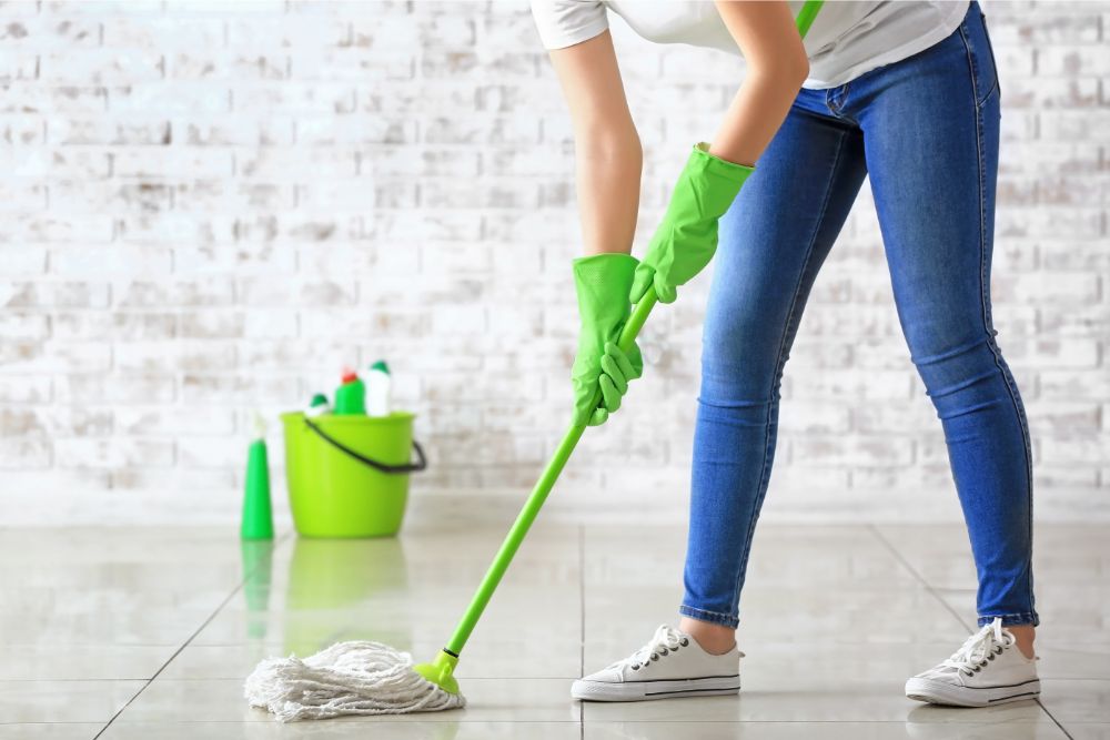 Tile floor cleaning | Rockford Floor Covering