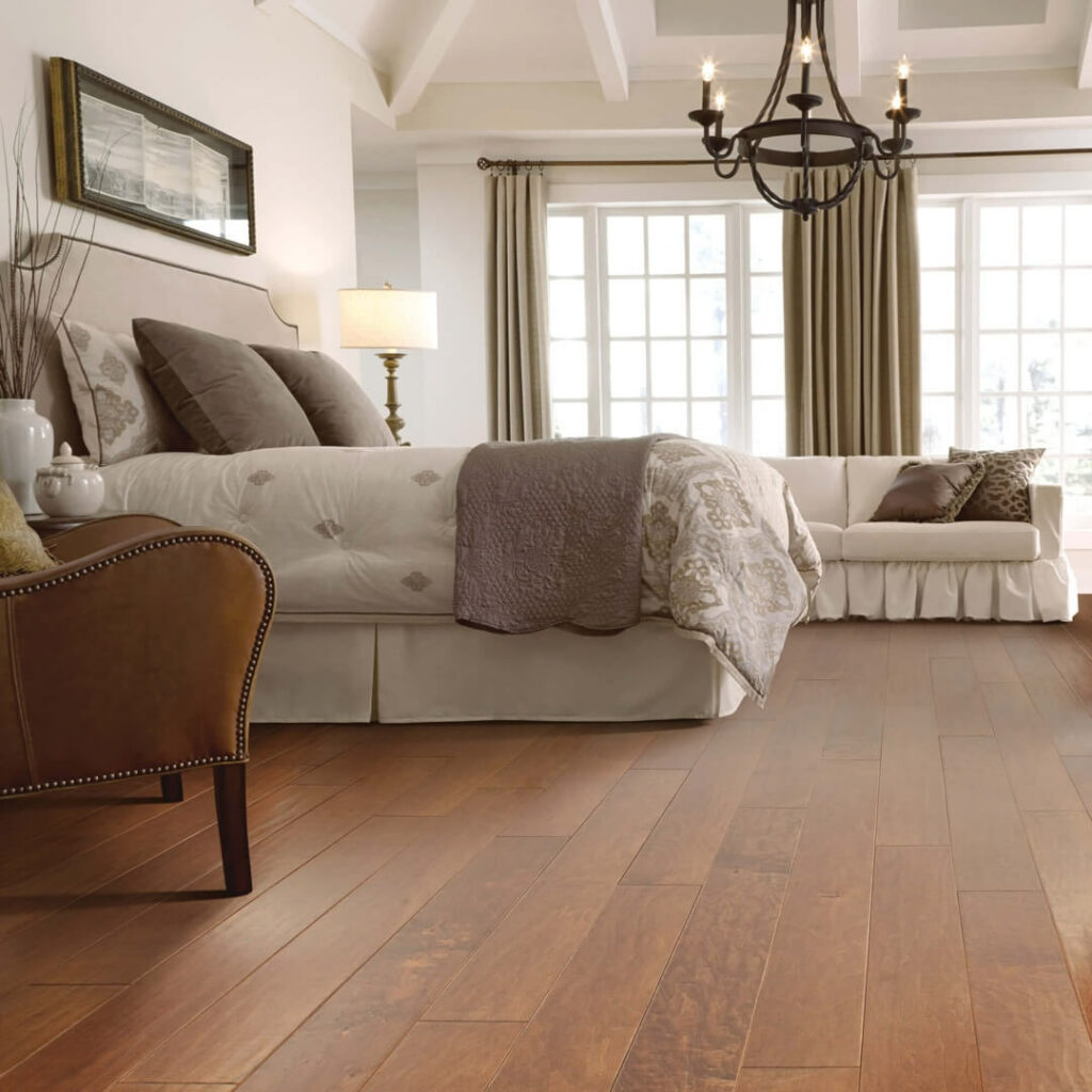 Timeless hardwood for bedroom | Rockford Floor Covering